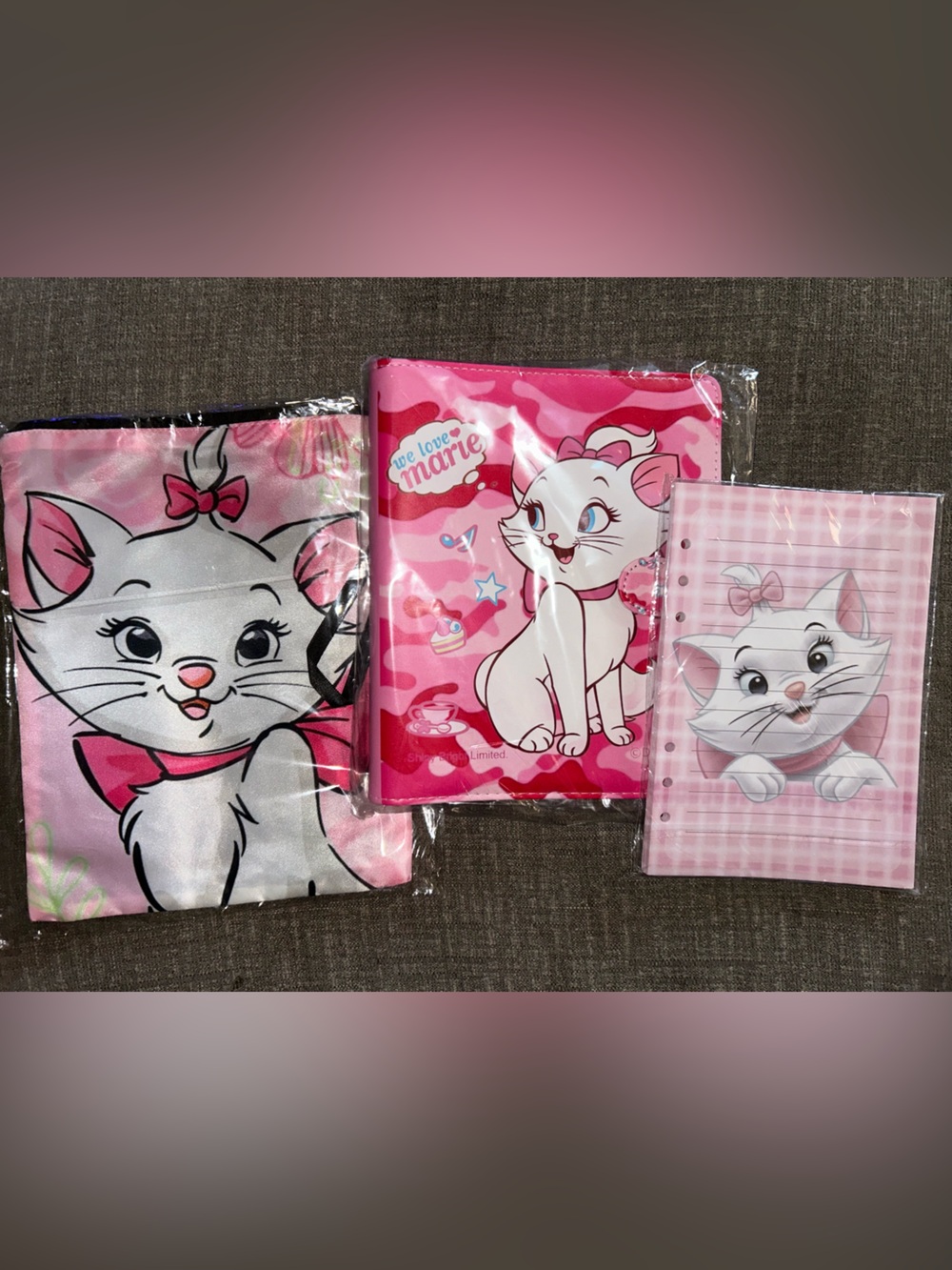 Marie Cat A5 Binder /IPAD bag/Paper